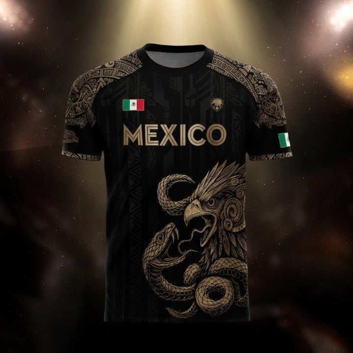 ⚽ 2026 Mexico Burgundy Sports Tee