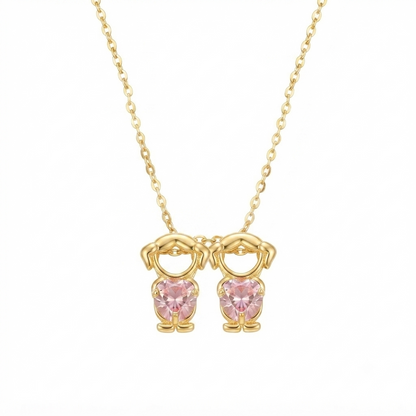 👩‍👧‍👦 Mom and Children Necklace – Meaningful Jewelry for Family Bonding 🌸