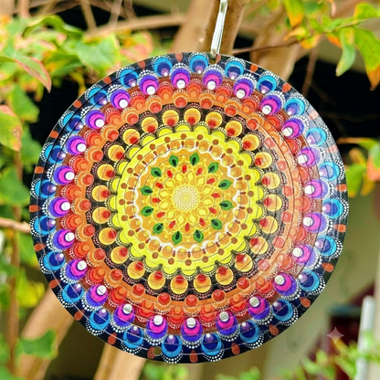 🔥Hot Sale｜Hanging Metal Wind Spinner🦚 Bring Your Garden to Life with Mesmerizing Peacock Magic