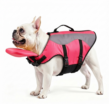 🐕‍🦺 Premium Dog Life Jacket – Maximum Buoyancy, High-Vis Reflective Trim & Top Rescue Grab Handle (XS–XL)