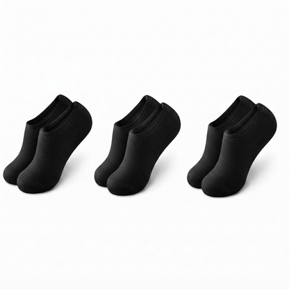 Mesh No-Show Socks – Anti-Slip Heel, Zero-Bulk Comfort