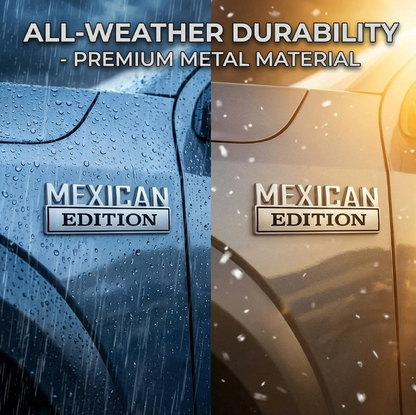 Mexican Heritage Metal Truck Emblem