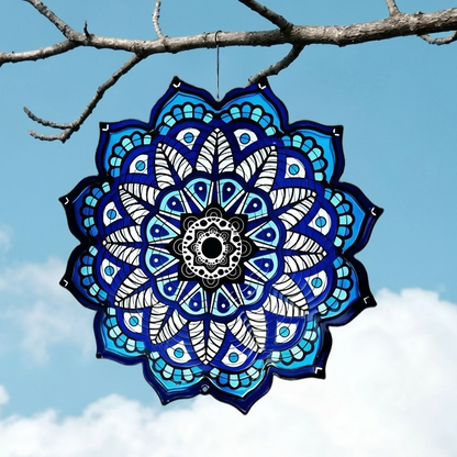 🔥Hot Sale｜Hanging Metal Wind Spinner🦚 Bring Your Garden to Life with Mesmerizing Peacock Magic