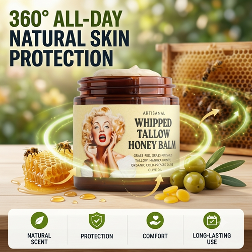 🔥 Best Seller | Whipped Beef Tallow & Manuka Honey Balm