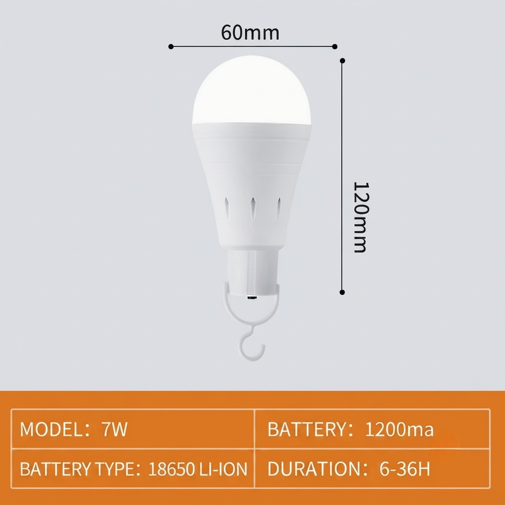 🔦 Rechargeable Emergency Light Bulbs