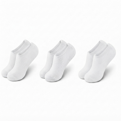 Mesh No-Show Socks – Anti-Slip Heel, Zero-Bulk Comfort