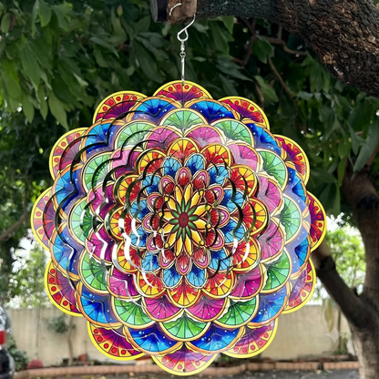 🔥Hot Sale｜Hanging Metal Wind Spinner🦚 Bring Your Garden to Life with Mesmerizing Peacock Magic