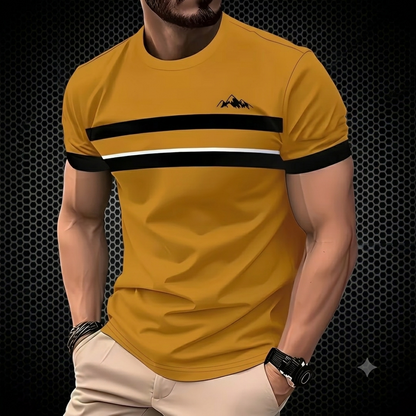 🔥 Summer Sale | 5-Pack Gradient Stripe Men's T-Shirts