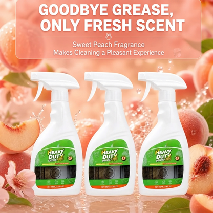 🍑 Heavy Duty Range Hood Cleaner Spray – Kitchen Grease Remover for Hood Filters, Stovetops, Backsplash & Stainless Steel