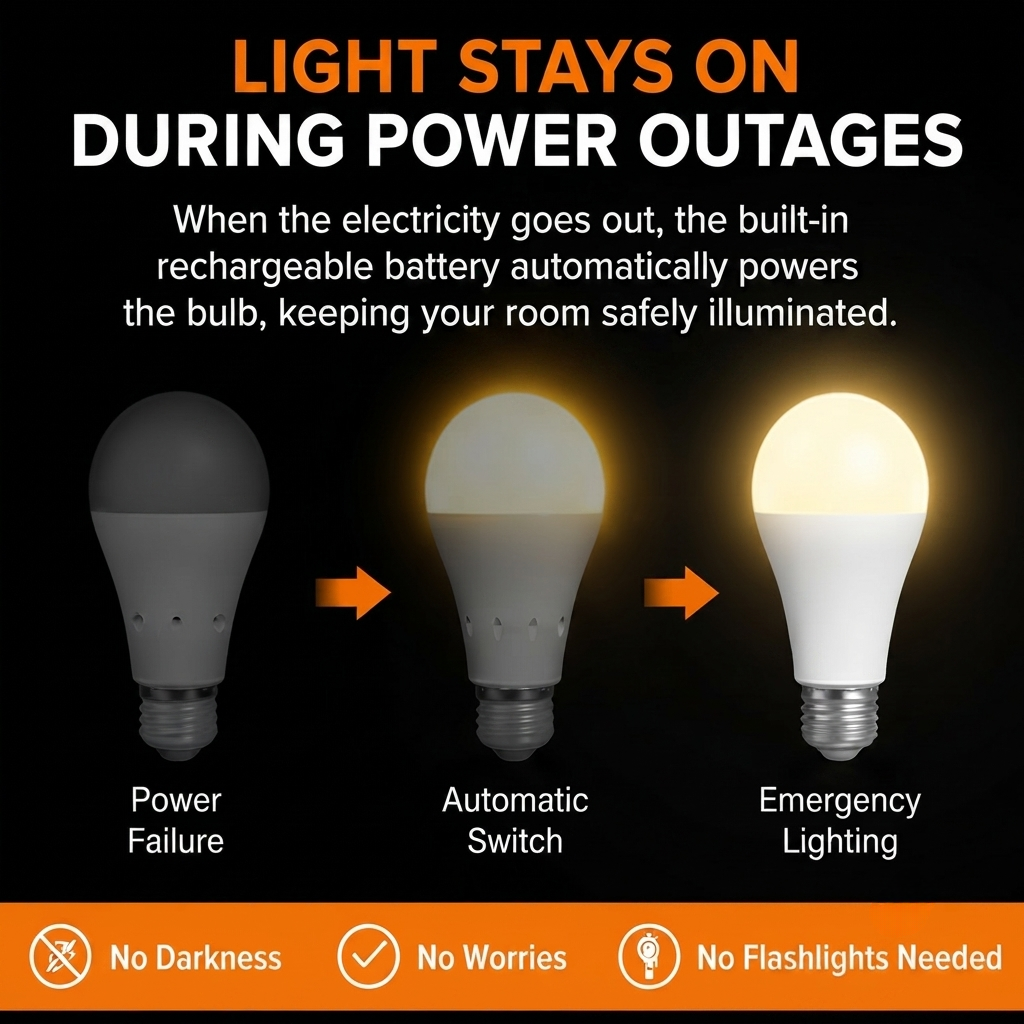 🔦 Rechargeable Emergency Light Bulbs