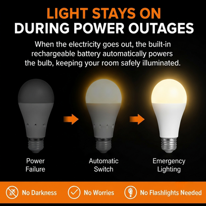 🔦 Rechargeable Emergency Light Bulbs