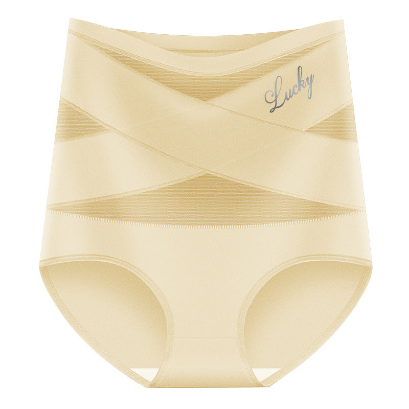 💖Last Day-Buy 2 Get 1 Free💖Plus-Size High-Waist Cross Tummy Control Panties