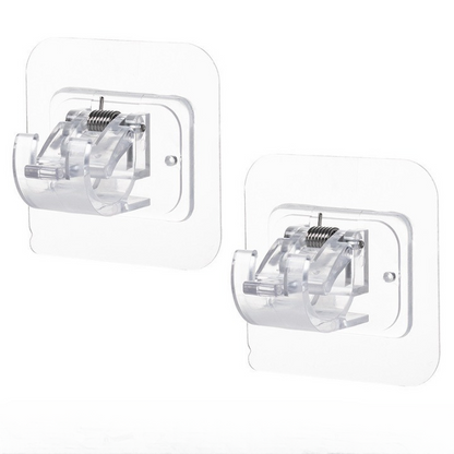 🔥Curtain Rod Brackets with Clips