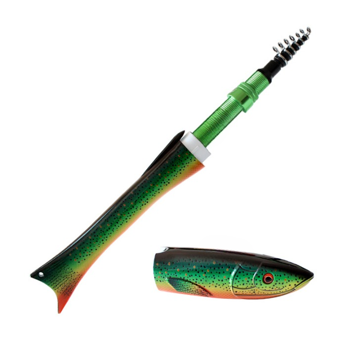 🐟 Pocket Telescopic Fishing Rod 5.2FT – Carbon Fiber Ultralight Travel Spinning Pole