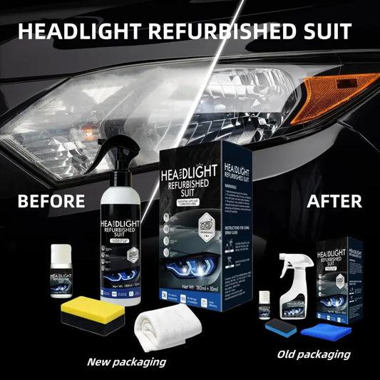 💥LAST DAY SALE 49% OFF⏰🚘Automotive Headlamp Restoration Fluid Kit