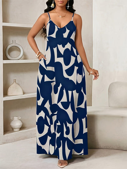 ✨Elegant Leopard Print Slingback Dress
