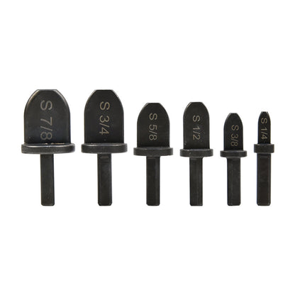 ⚡Copper Pipe Swage Tool Kit – 6 Drill Bits for A/C Repair (1/4"–7/8")