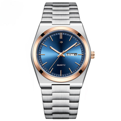 ⌚ Steel Quartz Watch – Casual Business, Party & Daily Wear
