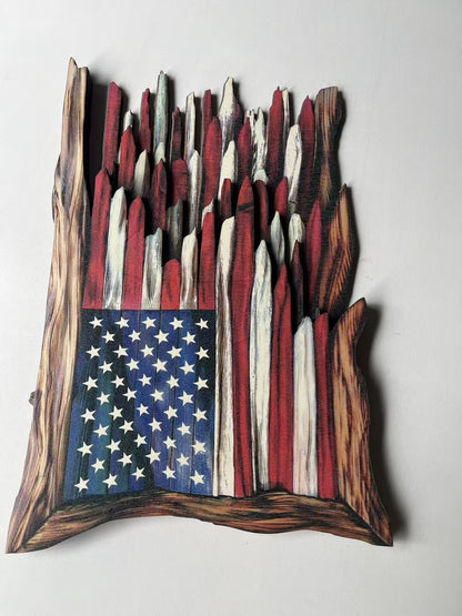 3D ''The Battle Worn'' Flag