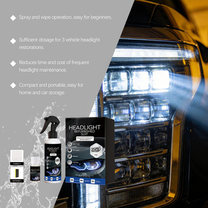 🚘Automotive Headlamp Restoration Fluid Kit