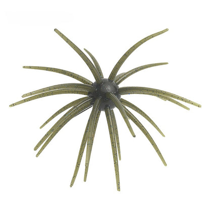 🎣 5PCS Fuzzy Urchin Dice Baits – High-Action Bass Fishing Lures