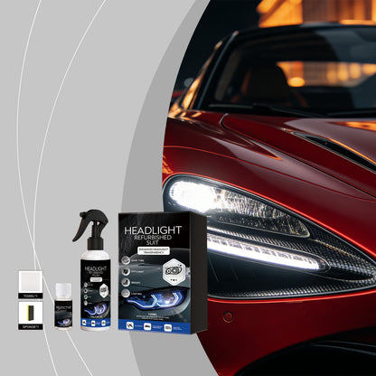 🚘Automotive Headlamp Restoration Fluid Kit