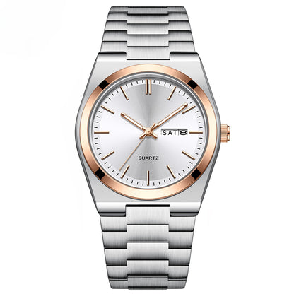 ⌚ Steel Quartz Watch – Casual Business, Party & Daily Wear