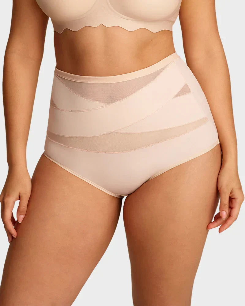 💖Last Day-Buy 2 Get 1 Free💖Plus-Size High-Waist Cross Tummy Control Panties