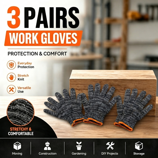 All-Terrain Hand Shield：The Ultimate Breathable Work Glove for Garden, Workshop & Home.