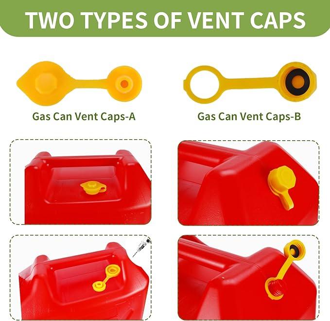🔥 Universal Gas Can Spout Replacement Kit — Flexible Leak-Proof Nozzle, Fits 1–10 Gal Cans