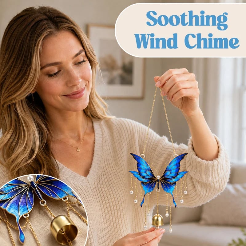 🦋DIY Filigree Cloisonne Enamel Butterfly Wind Chime Craft Kit