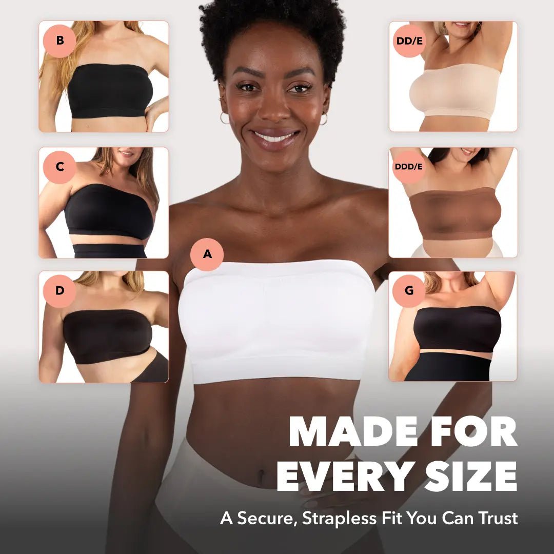 CONVERTIBLE STRAPLESS BANDEAU BRA