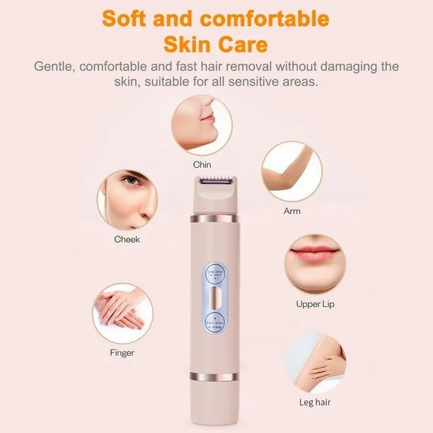 🎁🌸 2-in-1 Electric Lady Shaver – Smooth, Gentle & Cordless Comfort ✨