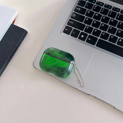 ✨ Glow, Protect & Stand Out🌌 Luminous Quicksand AirPods Case