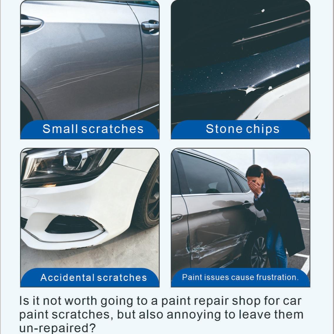 Car Scratch Repair Pen — Quick & Easy Touch-Up for Black & White Cars🚗