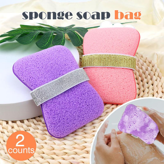✨2 Counts Sponge Soap Saver Pouch