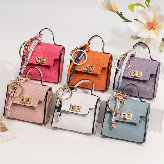 Mini Square Bag Pendant Keychain