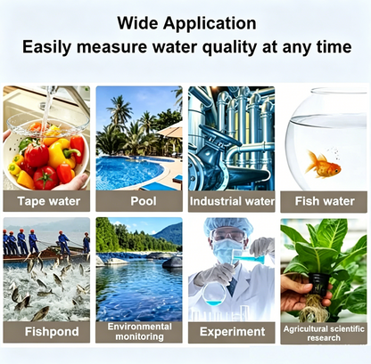 💧 Digital Water Quality Tester 4-in-1 – Check TDS, EC, Temp (°C/°F) up to 9990 ppm