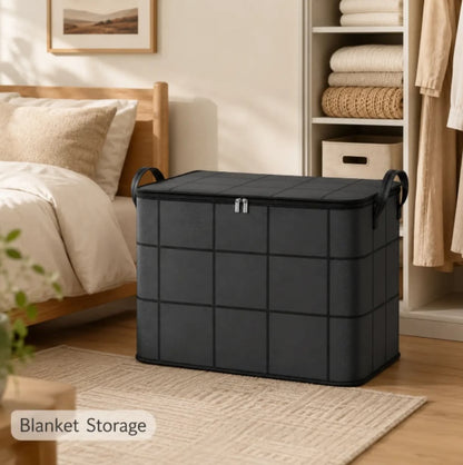 180L Extra Large Storage Bag – Zipper Organizer for Bedding, Quilts & Moving
