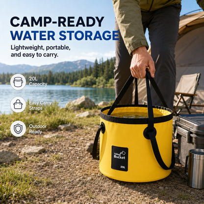 Portable Folding Water Storage Bucket🚰Your Go‐Anywhere Water Companion