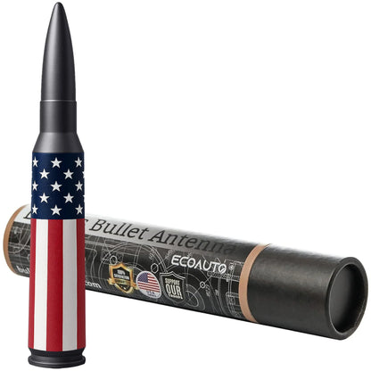 🔥 49% OFF | Universal 50 Cal Bullet Antenna | 9 Adapters Included | Fits Most Vehicles