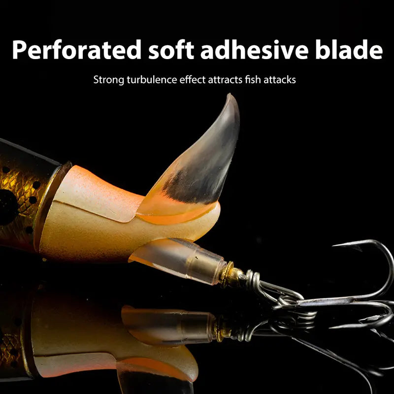 5/10pcs 🎣 Realistic ABS Fishing Lure – 13.5g Simulation Bait with 360° Spinner, Balanced Casting for Any Water