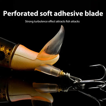 5/10pcs 🎣 Realistic ABS Fishing Lure – 13.5g Simulation Bait with 360° Spinner, Balanced Casting for Any Water