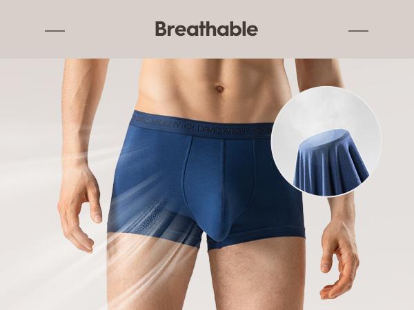 [Father's Day Gift] 🔥Men's Dual Pouch Micro Modal Trunks - 4-Pack Basic 2.5in Spandex Natural Fabric Menswear