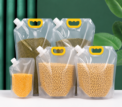 🥗4 Counts Reusable Food Sealed Bags
