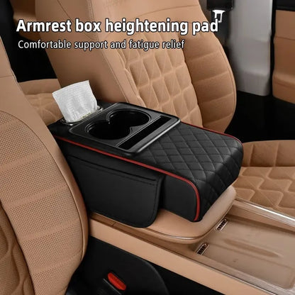 🚗✨ 4-in-1 Car Armrest Storage Organizer – Drive Smarter, Travel Better!