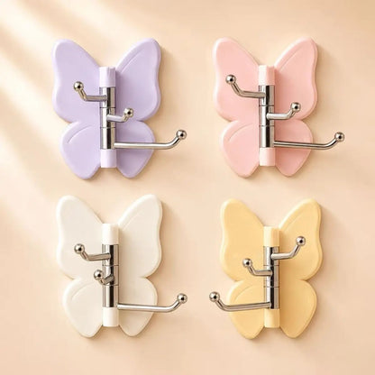 🦋No Drilling Swivel Butterfly Hook
