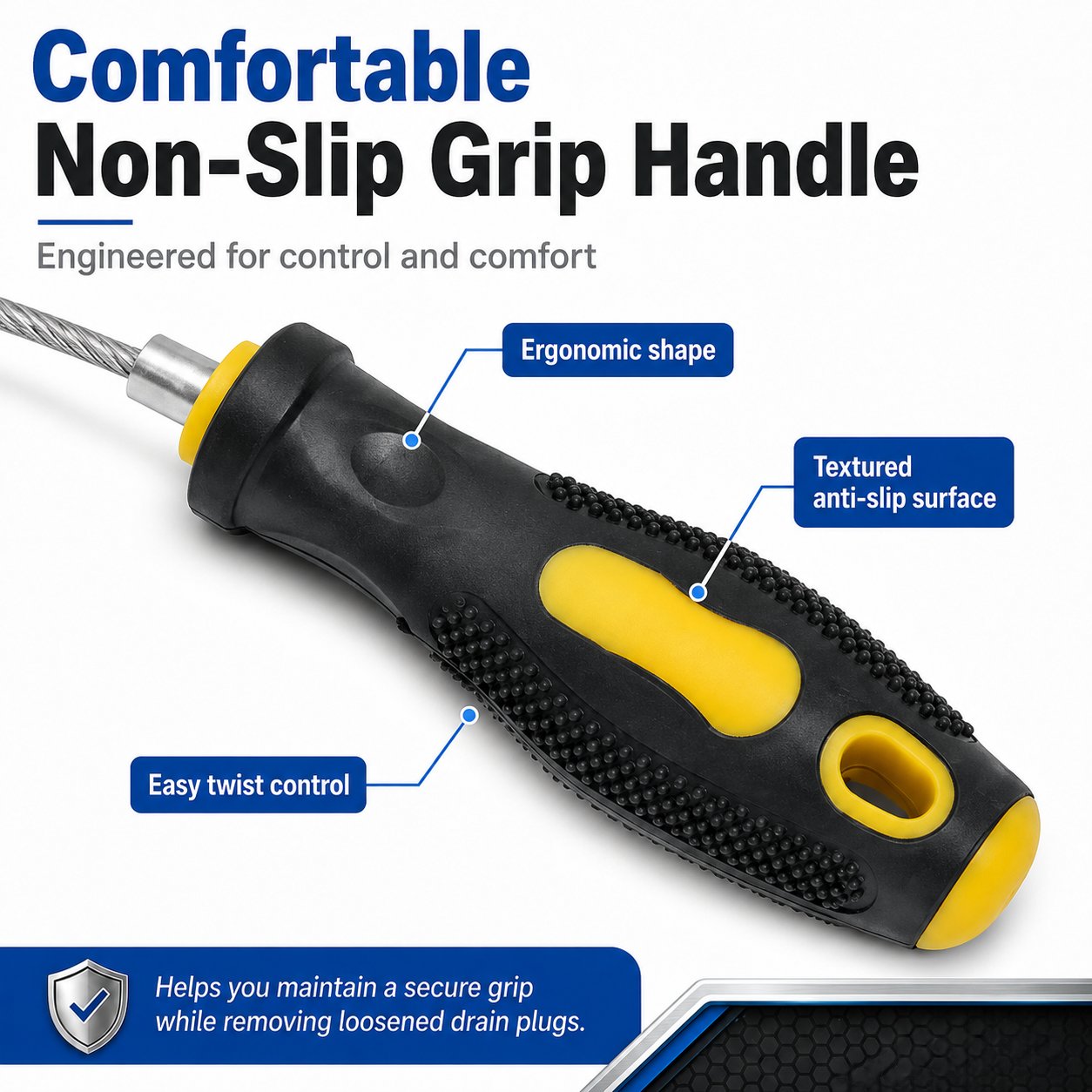 🔥HOT SALE 49% OFF✨Flexible Magnetic Oil Drain Plug Remover Tool
