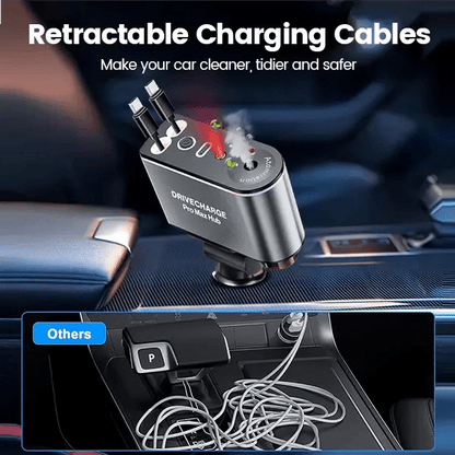 🏆75K+ SOLD!🚗✨ Smart Retractable Car Charger & Air Freshener