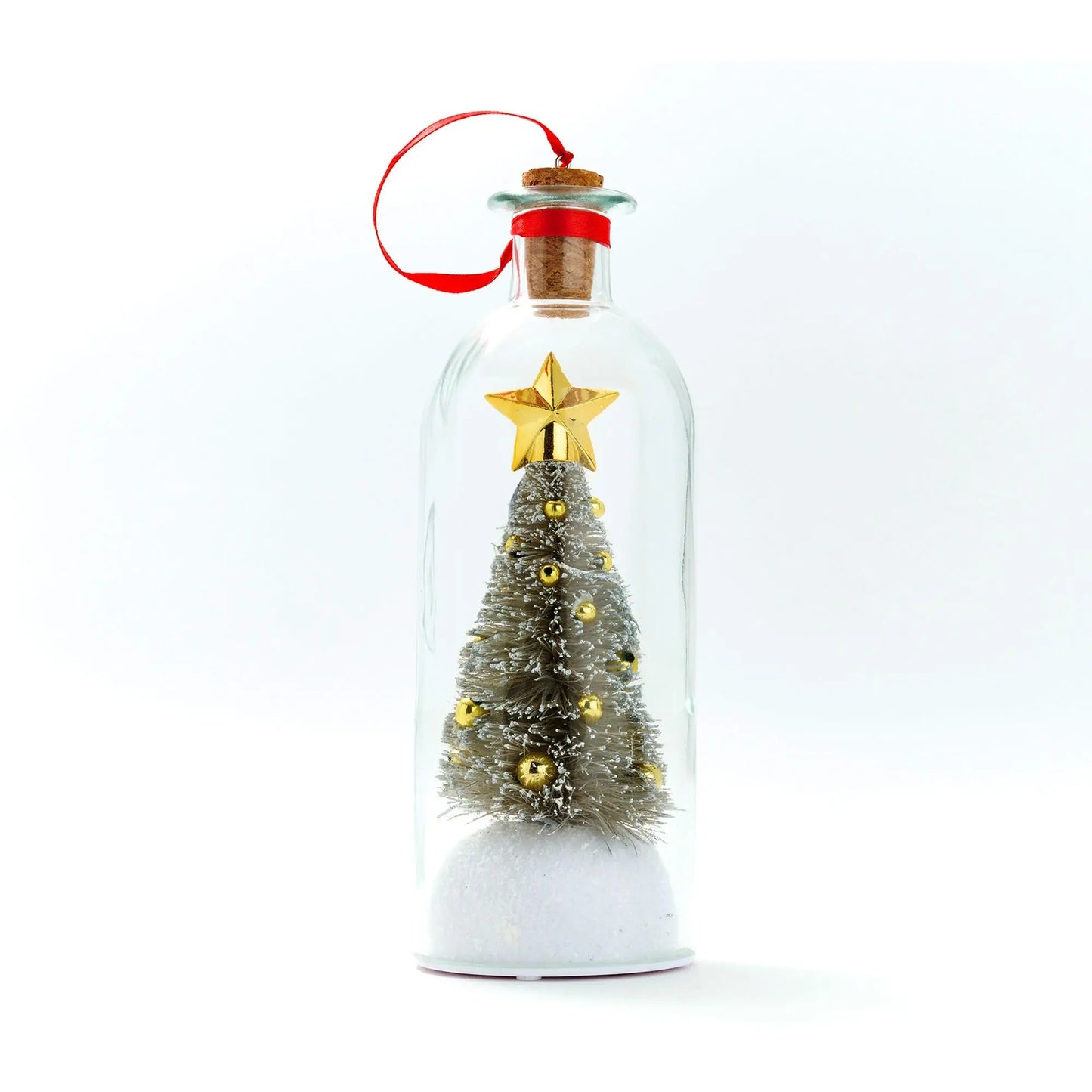 Recordable Christmas Tree Message Bottle | Personalized Holiday Decor Gift